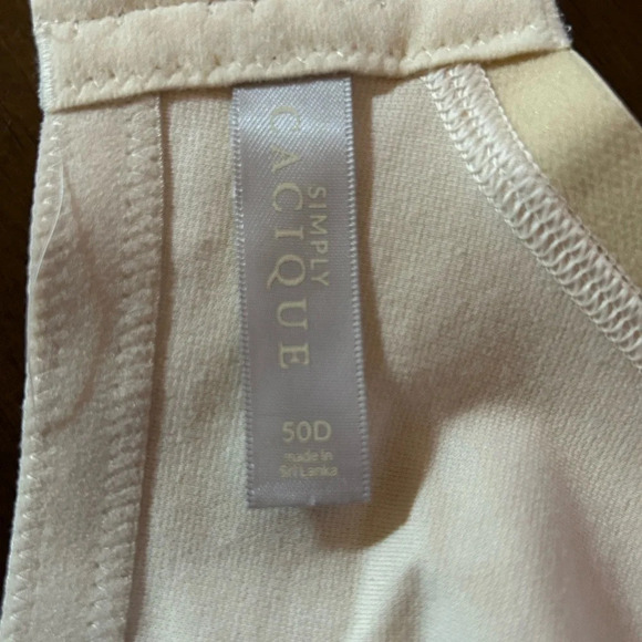 NWT Cacique Full Coverage  Beige 50D Bra - Picture 4 of 8